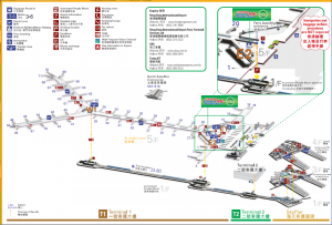 Hong Kong Airport Map (SkyPier)